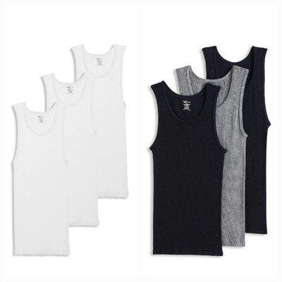 Jockey Essentials Men s Stay Cool Durable Cotton Tank Top Shirts 3-Pack: S-3XL