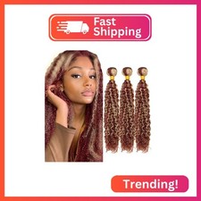 300g 99J Kinky Curly Bundles Highlight Bundles Human Hair 18 20 22 Inch Unproces
