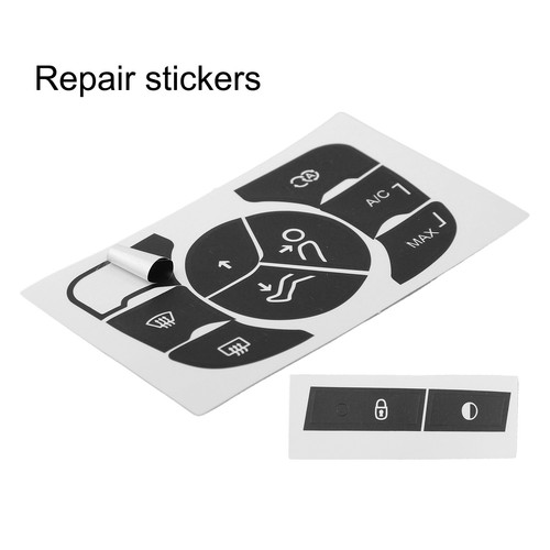 A/C Control Button Repair A/C Button Stickers High Grade Vinyl For C4 2014-2018 - Picture 6 of 12