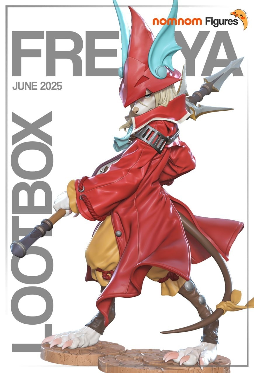 Figura Freya Crescent - FF IX - Resina 12K - UNPAINTED FANART