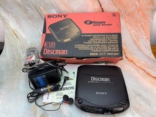 Sony Discman D-131 Portable CD Player Mega Bass Vintage with Box