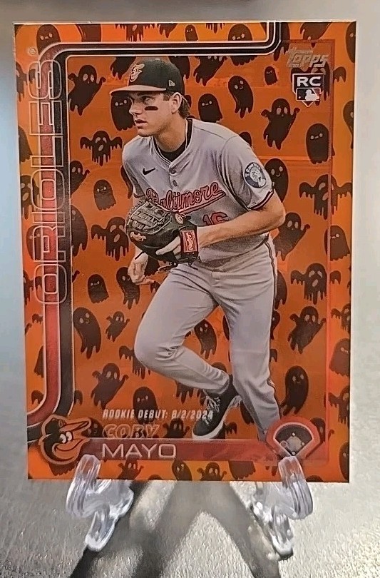 2025 Topps Update Coby Mayo Ghost Foil Rookie Debut Card RC #US282 Orioles SP