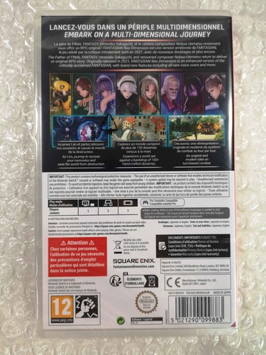 FANTASIAN NEO DIMENSION SWITCH EURO NEW (GAME IN ENGLISH) - Picture 2 of 9