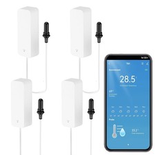 Smart Thermometer Hygrometer with Probe, WiFi Aquarium Temperature Humidity G...