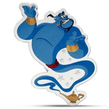 2025 Niue Disney Aladdin Genie 1 oz Silver Colorized Proof Coin