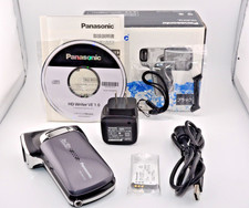 Panasonic HX-WA10 Full HD Waterproof Camcorder Black Tested Works w/ Box Japan