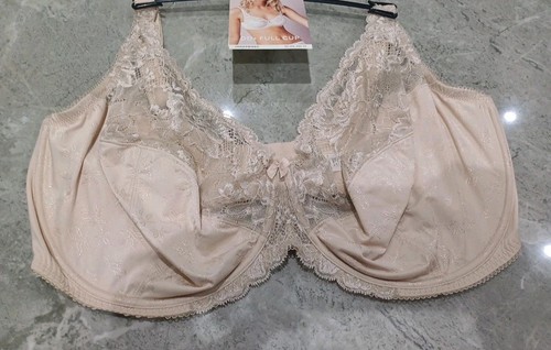Anita Clara Women's Non-Padded Non-Wired Comfort Bra 44B - Crystal Design, 85% Polyamide 15% Elastane