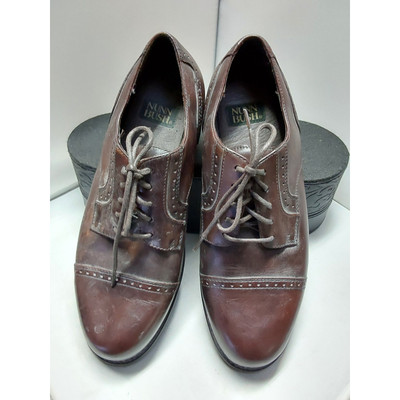 Mens Brown Dress Shoes by Nunn Bush Size 9 1/2 Lace Up model  display picture 1