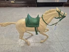 Vintage 1950s Marx Hard Plastic Horse for 6 Inch Mounted Figures Sleeping Beauty