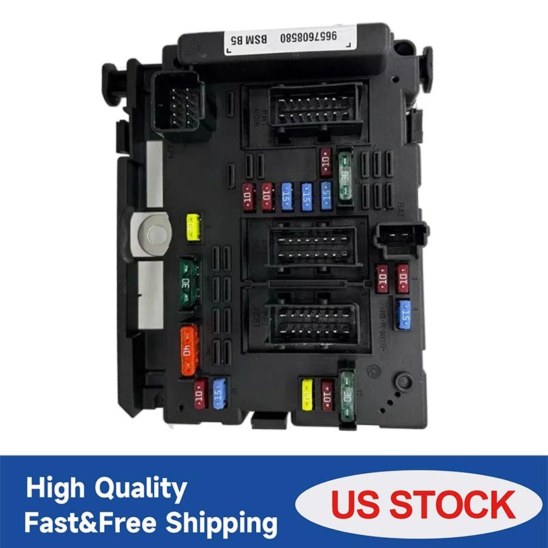 Fuse Box Module BSM 9657608580 For Citroen C3 C5 C8 Peugeot 206 307 406 US
