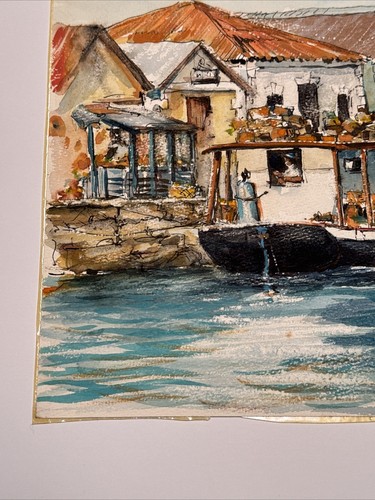 MUSEUM QUALITY COLLECTION PAINTING BOATS NAUTICAL IMPRESSIONIST MAURICE SILBER - Bild 11 von 20