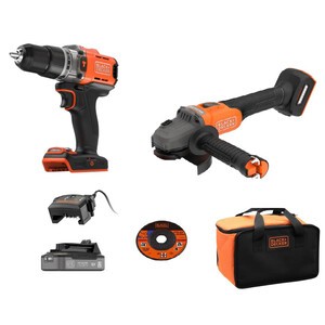 Kit Full Option 18V: Trapano a Percussione + Smerigliatrice + Accessori