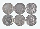 1930-1937 XF/AU Better Condition: Great Detail in Buffalo Horn 6 Coin Lot *763