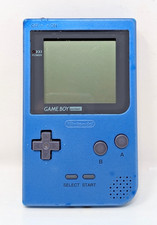 Nintendo Game Boy Pocket MGB-001 Handheld Console Ice Blue , no battery cover