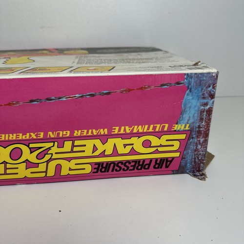 Vintage Super Soaker 200 Larami 1990 Open Box Never Used - Picture 14 of 14