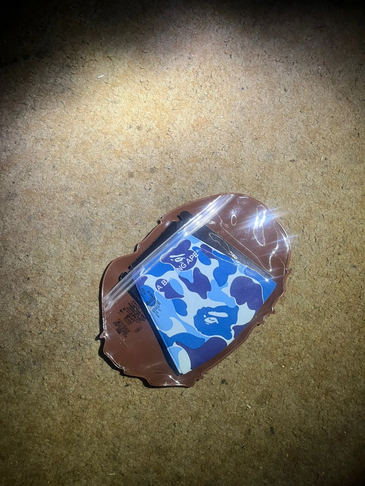 Bape ABC Blue Camo Face Mask