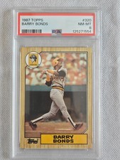 1987 Barry Bonds Rookie Topps card #320 PSA 8 (Motivated seller). rookie card picture