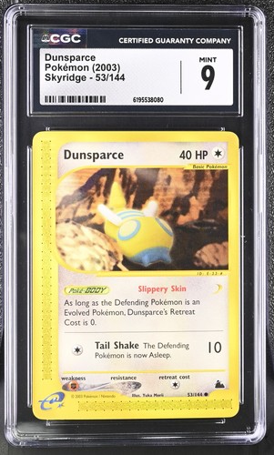 Dunsparce graded CGC 9 for sale on eBay