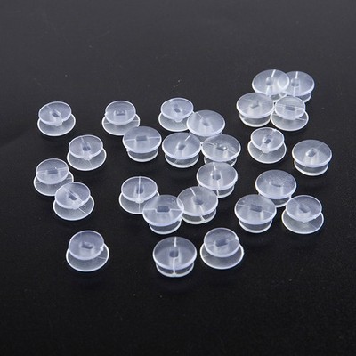 25Pcs Transparent Buttons Accessories For DIY Sandal Shoe Charms Jewelry Dec Y4_