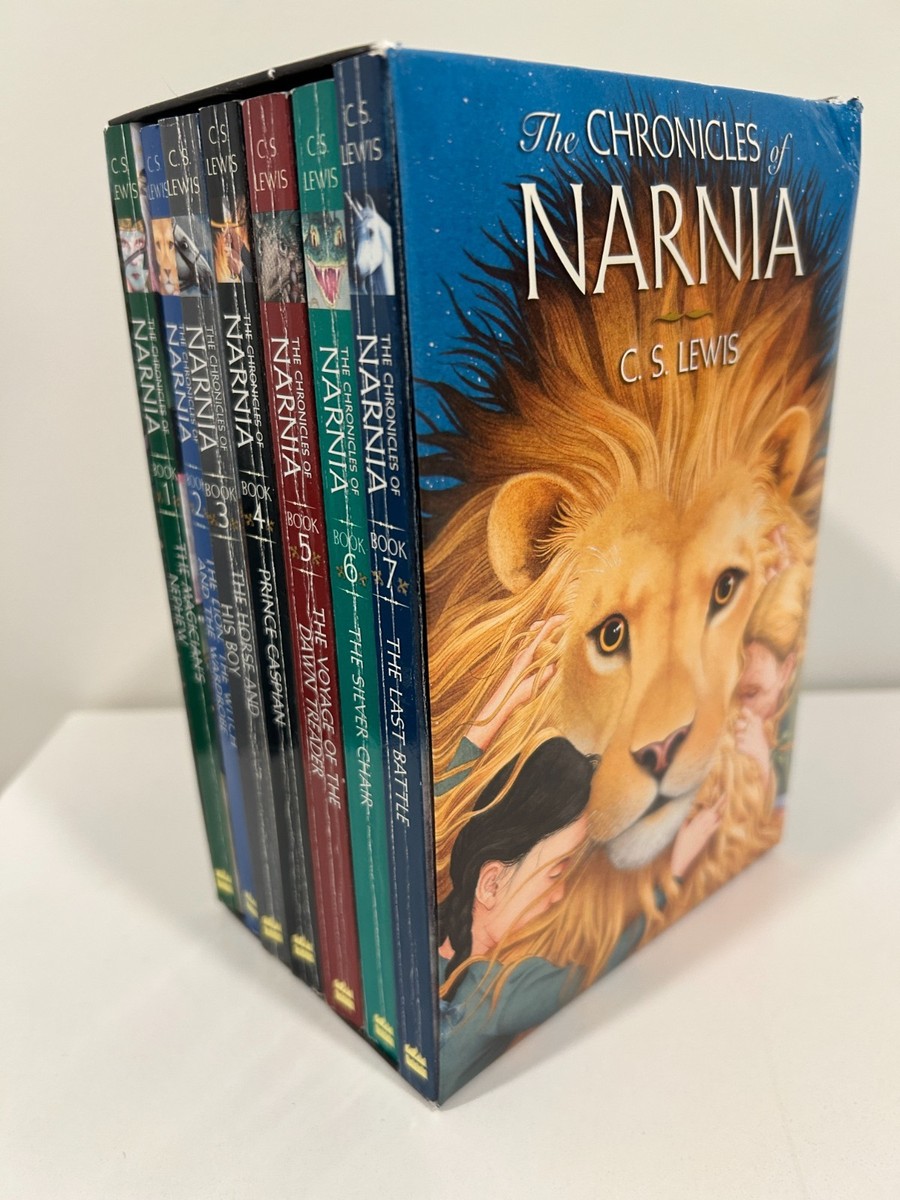 The Chronicles Of Narnia C.S. Lewis 7 Book Boxed Set HarperCollins