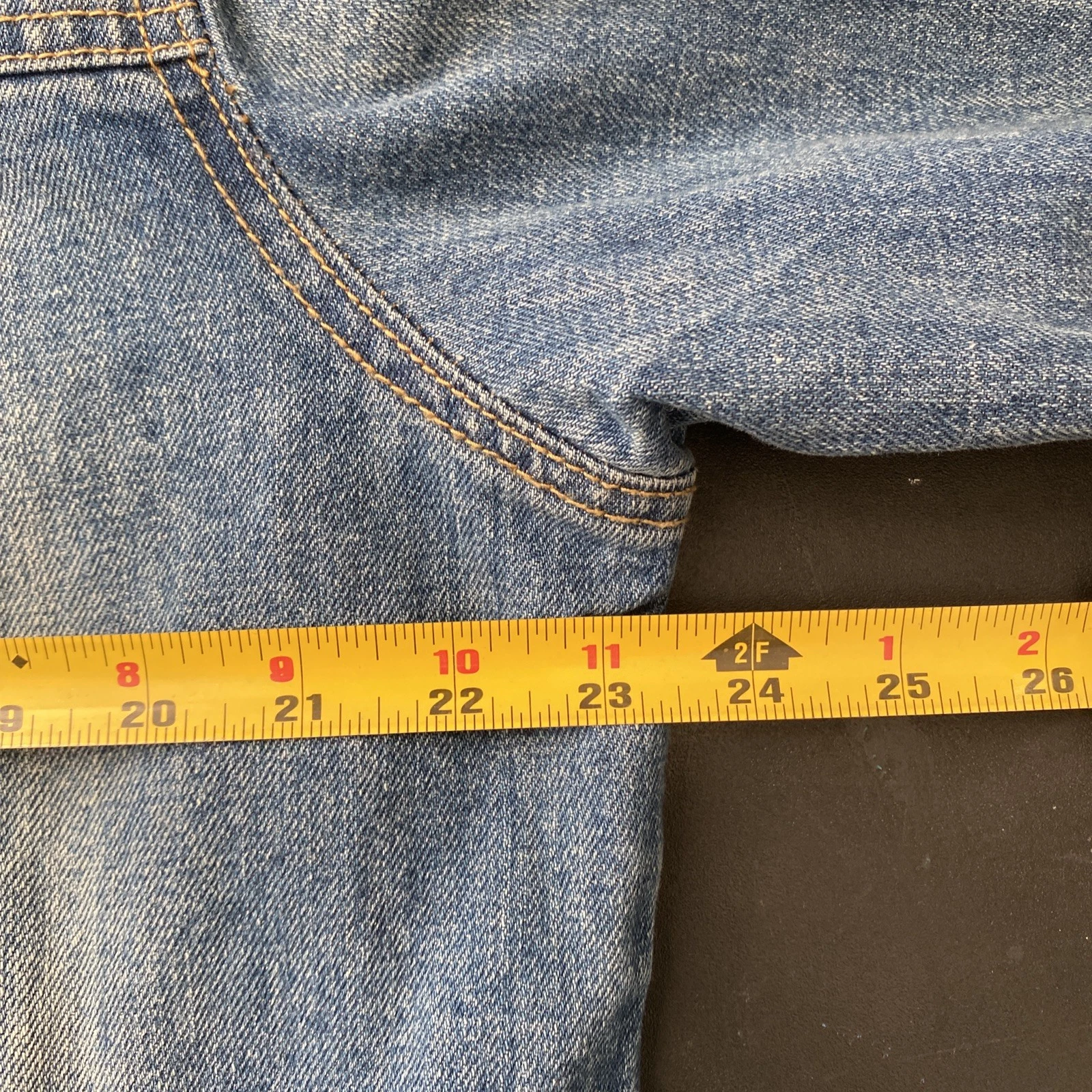 Mens Scream Movie Horror Custom Denim Jacket Blue Large GhostFace Halloween - product detail image 10