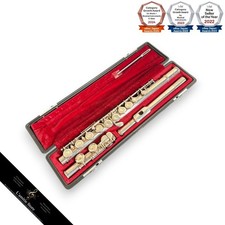 Yamaha YFL211S Querflöte mit Koffer Silber Blasinstrument Musik Geschenk