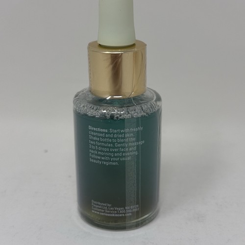 Serious Skincare Ultra Mare Pure Marine Dual Renewal Oil 1 Oz Neu Versiegelt Nicht mehr im Handel erhältlich - Bild 3 von 9