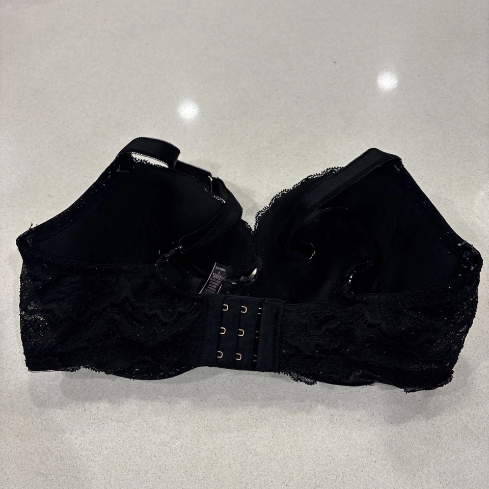 Sujetador Victoria Secret para mujer 34DDD negro Dream Angels forrado Demi con aros Foto 4 de 4