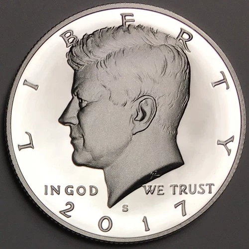 2017-S Silver Proof Kennedy Half Dollar - 90% Silver - (PR) KM#A202c - HD17SS