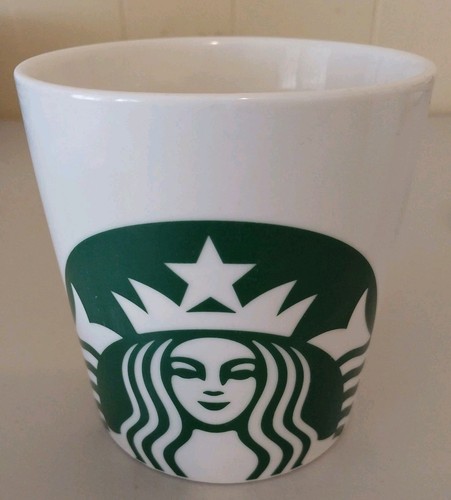 Starbucks Coffee Mugs White Tall 16 oz Short 14 oz Ceramic Starbucks Lot Of (2) - Bild 3 von 10