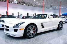 2012 Mercedes-Benz SLS AMG Roadster MYSTIC WHITE...19,500 Miles...Rare Colors!!
