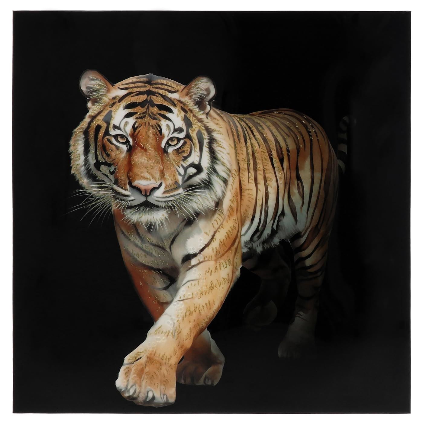 Shudehill Giftware Regal Tiger Canvas Wall Art Wildlife Gloss Finish Panel