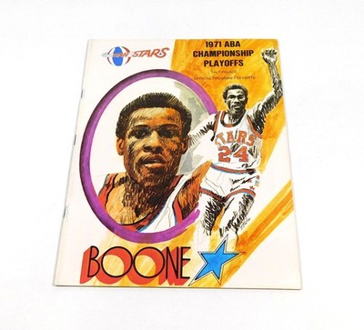 1970-71 Kentucky Colonels at Utah Stars ABA Basketball Playoff Program 5-5-71