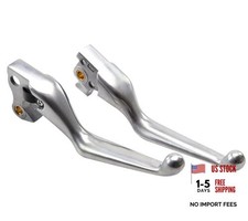 Motorcycle Brake Clutch Levers Hand Lever Set for Harley For 2004-2013-Silver