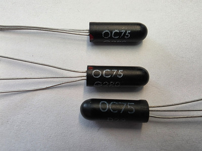 Germanium Transistor Valvo OC75 Max. Spannung: ca. 20 30 V selten #B-480-07