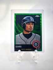 2022 Topps Chrome Platinum Anniv - Ichiro Suzuki #292 Green Wave Refractor /99