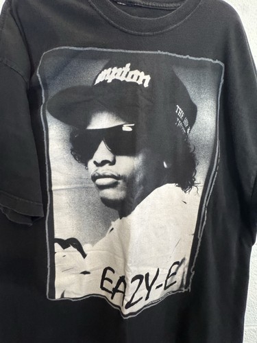 Vtg Y2K Eazy-E Graphic Rap Tee 2006 Ruthless Merchandising Hip Hop Black TShirt - Picture 2 of 9