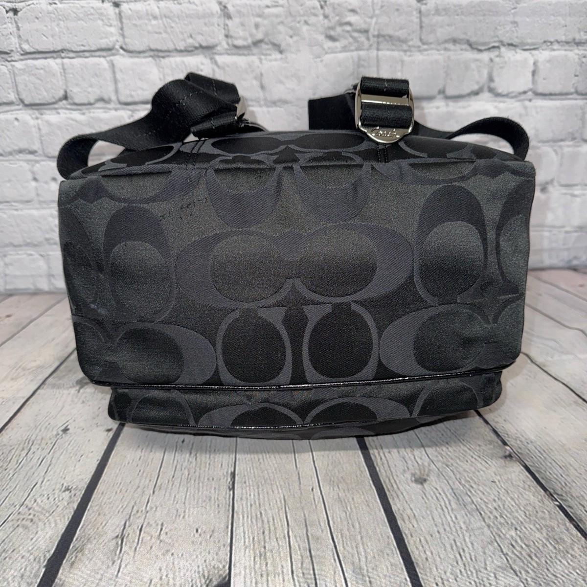Coach Poppy Signature Backpack | eBay