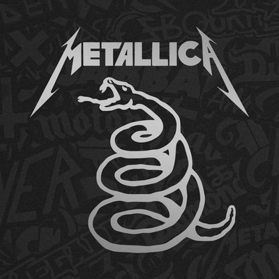 Metallica Black Album Snake Logo Die Cut Vinyl Decal Sticker