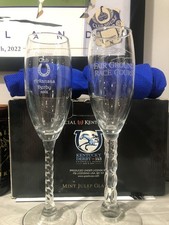 Horse Racing Glasses 2003 Arkansas Derby And Fairgrounds Race Course