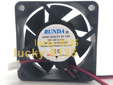 1Pcs RUNDA RD6025B24H DC24V 0.18A 6CM 6025 Inverter Cooling Fan 2-wire