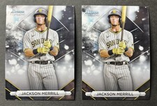 (2) 2023 Bowman Sterling Jackson Merrill - San Diego Padres #BSP-56