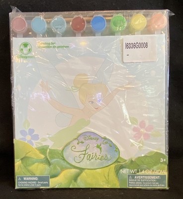 Disney Fairies TINKER BELL PAINT SET Framed Canvas Mint!