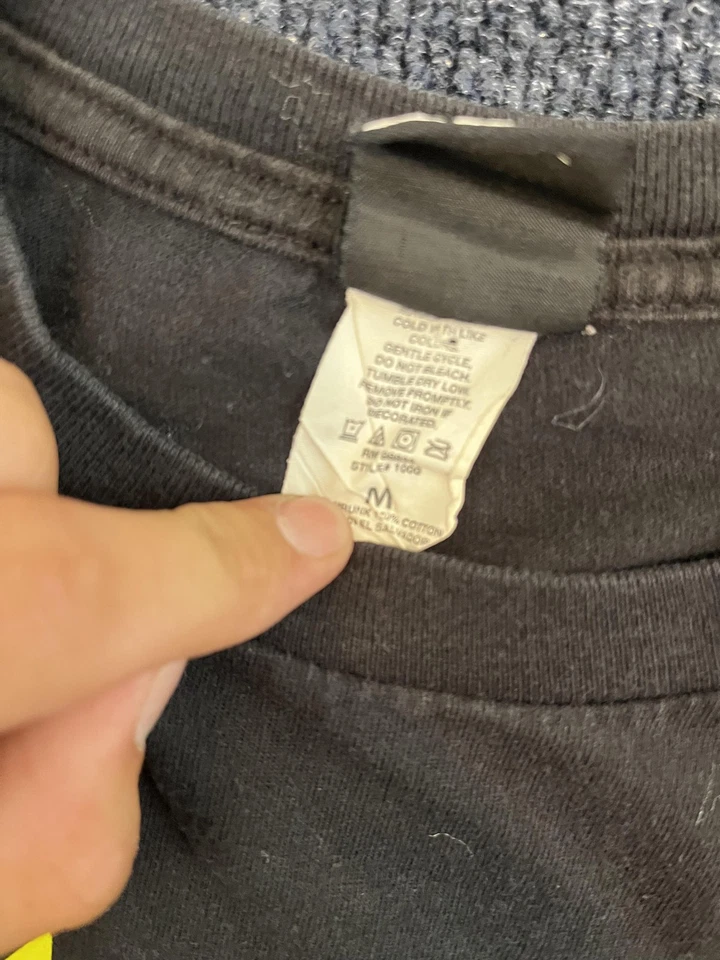 Camisa Alpinestars Para Hombre Mediana Negra Amarilla Manga Corta Gráfica Moto Camiseta Carreras Foto 3 de 4