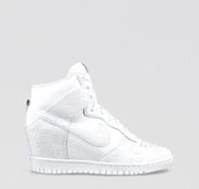 nike wedge heel trainers
