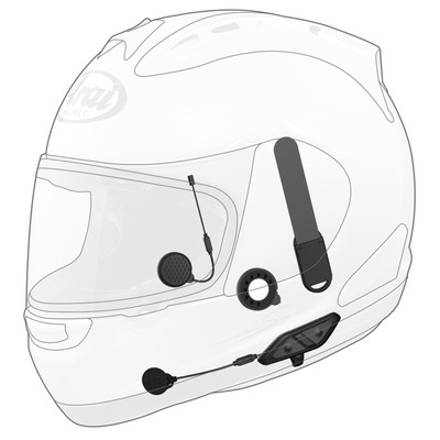 Sena 10U-AR Motorrad Bluetooth Gegensprechanlage für Arai Vollgesichtshelme