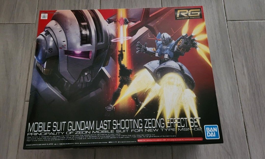 RG 1/144 MOBILE SUIT GUNDAM LAST SHOOTING ZEONG EFFECT SET