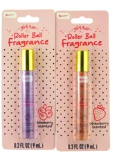 B.PURE GLITTER ROLLER BALL STRAWBERRY & BLUEBERRY SCENT FRAGRANCE