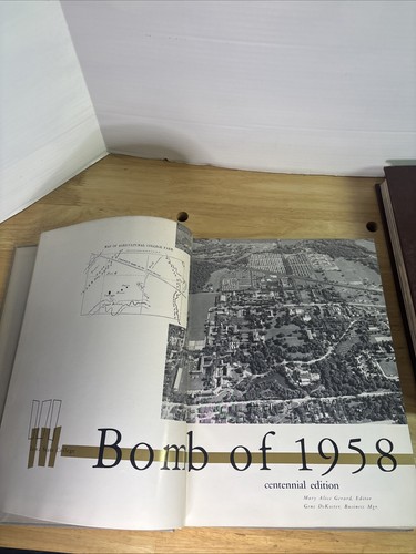 1957 &1958 BOMB Iowa State University Yearbook Annual Ames Cyclones Basketball - Picture 6 of 13