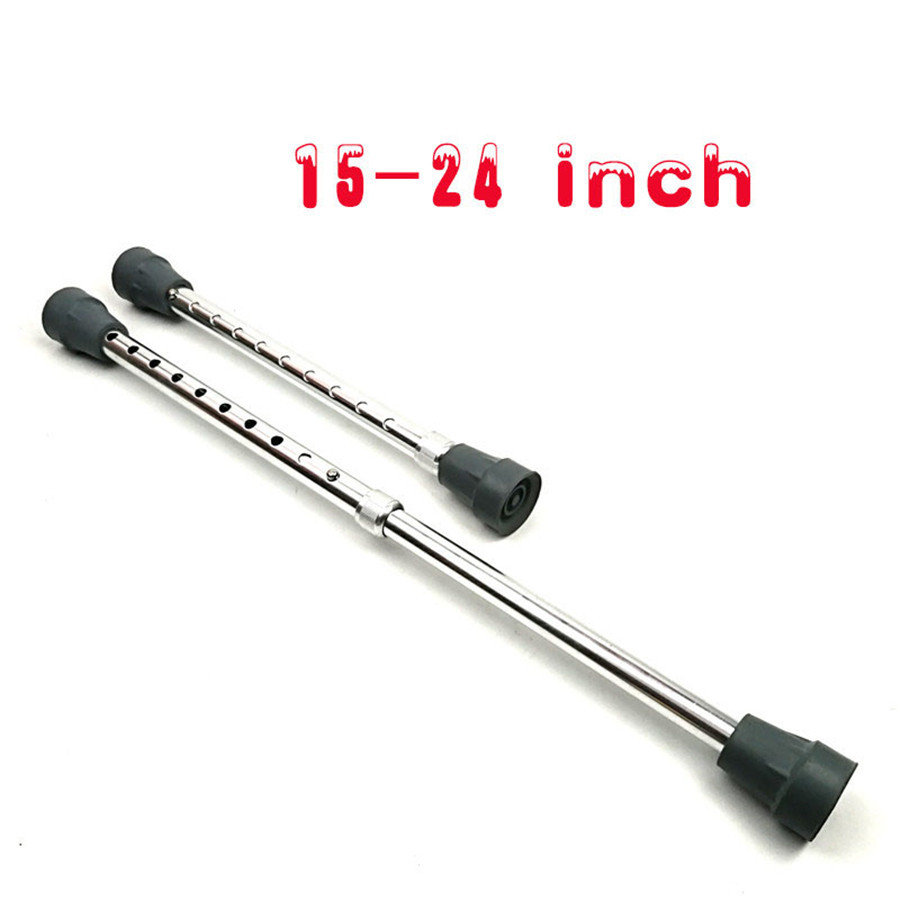 Car Hood Prop Rod Rubber Feet Adjustable Support Holder Aluminum